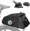 Insulated Rear Bike Rack Bag with Rain Cover, 10L Waterproof Backpack Shoulder