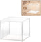 Rolife Acrylic Display Case Dust Cover for Collectibles, Stackable Showcase Dustproof Protection