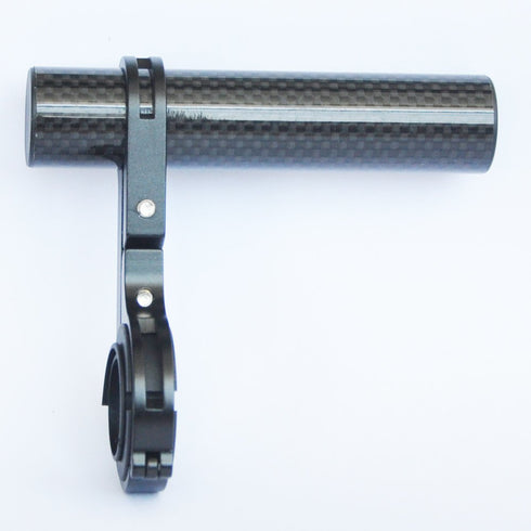 UPANBIKE Bike Handlebar Extender | Carbon Fiber Bracket with Aluminum Alloy Clamp for Speedometer (Black, 10cm)