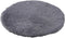 24 Inch Plush Dog Bed Mat, Warm Fluffy Round Puppy Crate Pad, Anti-Slip Waterproof Bottom for Small Medium Dogs