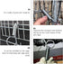 10PCS Metal Finger Spring Latch Hook for Fixing Pet Cage Door for Rabbit Cages, Bunnies, Hamsters