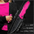 Spring Assisted Pink Pocket Knife for Women - Cute Self Defense Knife - Hot Pink Folding Knife - Mothers Day Gift