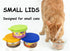 Comtim 3 Pack Cat Food Can Lids, Silicone Small Pet Food Can Covers for 3 oz Cat Food Cans