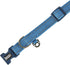 Reflective Nylon Padded Dog Collar - Adjustable Soft Pet Collars for Small Medium Large Dogs (Blue)