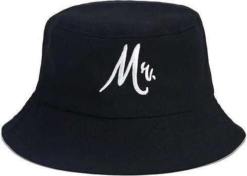 XYIYI Fashion Embroidery Bucket Hat, Cotton Beach Fisherman Hats for Women and Girls