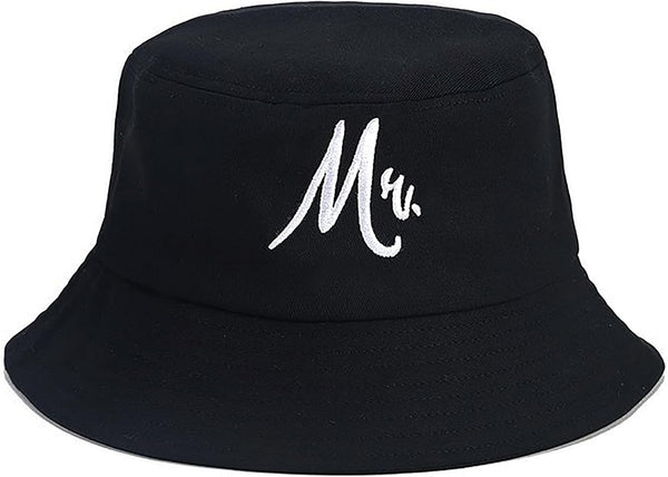XYIYI Fashion Embroidery Bucket Hat, Cotton Beach Fisherman Hats for Women and Girls