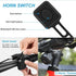 WSDCAM Rechargeable Electric Bike Horn Alarm, 110dB Loud Waterproof Bicycle Horn with Vibration Alarm