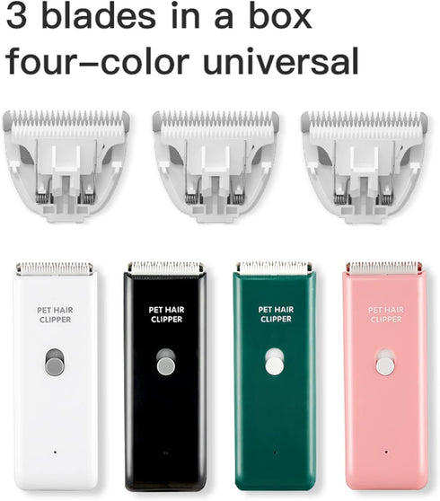 3 PCS Standard Size Replaceable Ceramic Blades Set Pet Hair Clipper,Cat Dog Common Use Clipper Blade(#AP005)
