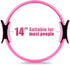 RitFit Pilates Ring Circle - 14 Inch Magic Fitness Circle for Toning Inner & Outer Thighs, Bonus Workout Guide Included