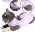 DOTON Cat Recovery Suit - Male and Female Surgical Post Surgery Soft Cone Onesie Shirt Clothes, Neuter Licking