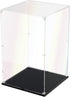 Self Assemble Clear Acrylic Display Case for Collectibles, 10x10x15.7inch (25x25x40 cm) Acrylic Box Alternative
