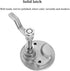 Heavy Duty 316 Stainless Steel Boat Cam Latch, Marine Flush Hatch Pull with Back Plate