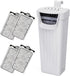 Aquarium Power Filter (3.5W), Silent Low-Water Filter for Small Fish Tank, Reptile Tank Up to 15 Gallon (White)