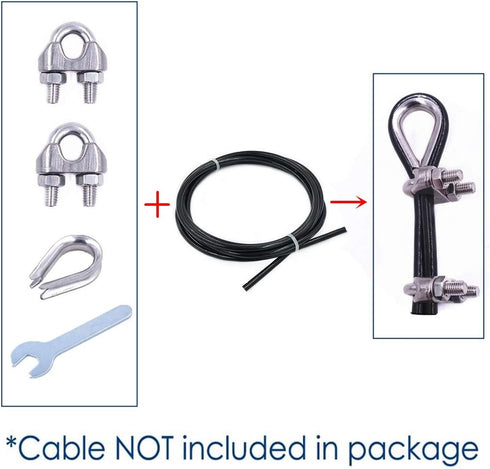 J Bryant Gym Machine Accessories for 5mm/6mm Cable Ball Stopper Interface Port Components for Home Gym