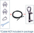 J Bryant Gym Machine Accessories for 5mm/6mm Cable Ball Stopper Interface Port Components for Home Gym