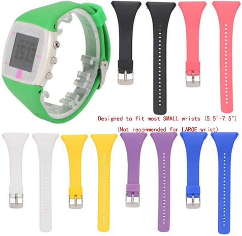 QGHXO Band for Polar FT4/FT7, Soft Adjustable Silicone Replacement Wrist Watch Band