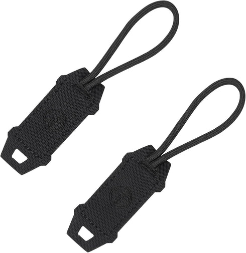 Tactical Zipper Pull Cord Hook Handle - Replacement Zipper Pulls Tab 2PCS for Hiking and Outdoor Activities