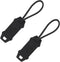 Tactical Zipper Pull Cord Hook Handle - Replacement Zipper Pulls Tab 2PCS for Hiking and Outdoor Activities