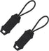 Tactical Zipper Pull Cord Hook Handle - Replacement Zipper Pulls Tab 2PCS for Hiking and Outdoor Activities