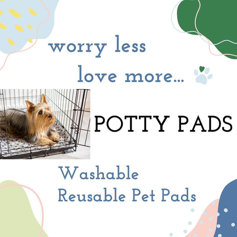 Premium Washable Pee Pads for Dogs, Reusable Puppy Pads, Environmentally Friendly Potty Training Pads for All Breeds