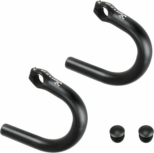 Venzo Road Bicycle Adapter - Handlebar Flat Bar to Drop Bar Ends for Mountain Bike to Road Bike Type