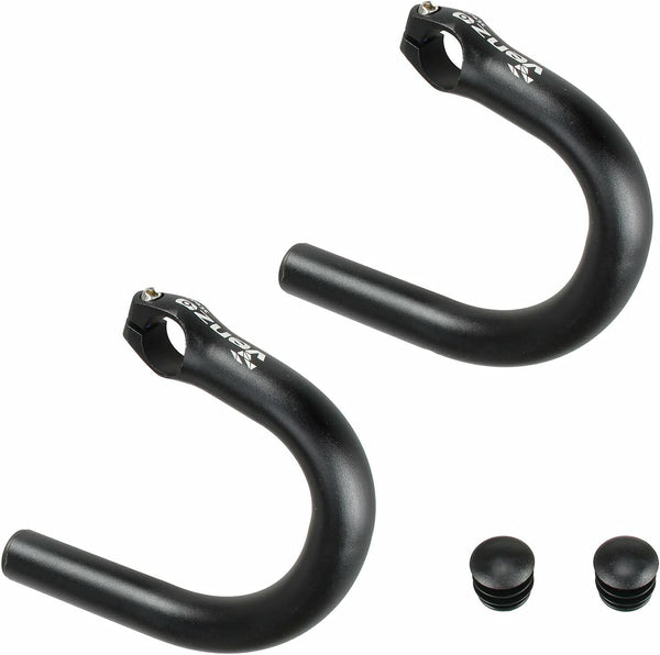 Venzo Road Bicycle Adapter - Handlebar Flat Bar to Drop Bar Ends for Mountain Bike to Road Bike Type