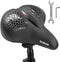 Wide Bike Seat Cushion for Men & Women -Extra Comfort Bicycle Seat,Bike