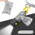 Dog Poop Bags Holder with LED Flashlight | Pet Waste Bags Dispenser for Leash | Grey and Black Container with 30 Bags