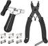 Oumers Bike Link Plier + Chain Breaker Splitter + 6 Pairs Bicycle Missing Link, Professional Bike Chain Repair Tool