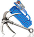 Grappling Hook with 10m Rope - Multifunctional QUADPALM Grapple Hook with 4 Stainless Steel Folding Claws