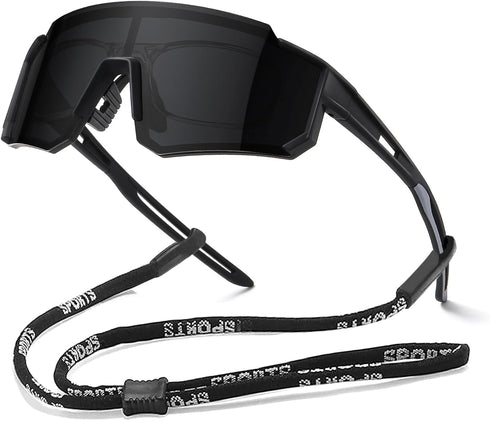 Polarized Sports Sunglasses for Men and Women - Fishing, Cycling, Mountain Bike, Baseball with UV Protection