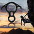NewDoar 50KN 11000 LBF Rescue Figure 8 Descender - Large Bent-Ear Belaying & Rappelling Gear for Climbing