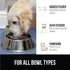 Gorilla Grip 100% Waterproof Raised Edge Silicone Pet Feeding Mat - Dog Cat Food Mats Protect Floors, 16x10, Blue