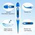 20 Digital Pet Thermometer for Accurate Fever Detection, Suitable for Cats/Dogs/Horse/Veterinarian, Waterproof Pet
