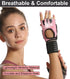 SUJAYU Workout Gloves for Men Workout Gloves Women, Wristband Weight Lifting Glove Breathable, Silicone Anti-Slip