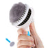 Cat Brush for Shedding, Self Cleaning Slicker Brush, Skin Friendly Grooming Tool for Dogs, Cats, Rabbit Massage