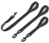 Nylon Short Dog Leash with Padded Handle, 3 Sizes, Highly Reflective Threads for Small, Medium, and Large Dogs