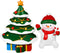 POPETPOP 2Pcs Christmas Aquarium Decorations, Resin Ornament Fish Tank Decoration Micro Landscape for Holiday