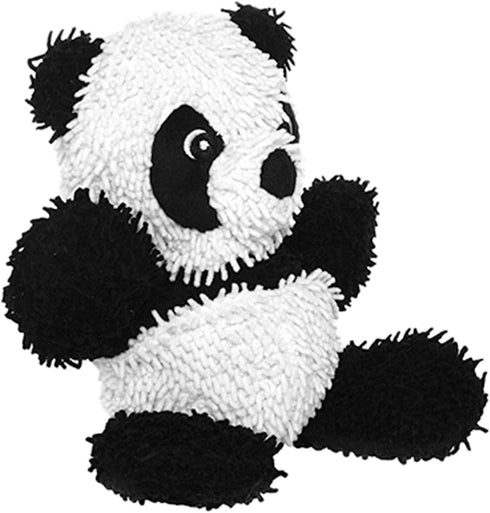 MIGHTY Microfiber Ball Panda - Strong & Tough Interactive Dog Toy with Squeaker, Machine Washable