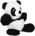 MIGHTY Microfiber Ball Panda - Strong & Tough Interactive Dog Toy with Squeaker, Machine Washable