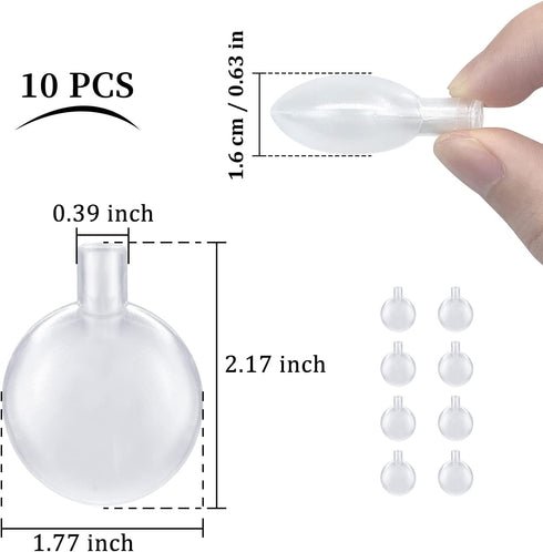 WishLotus Replacement Squeakers for Dog Toys, 10pcs Large 45mm Plush Toy Noise Maker Repair Insert for Dog Cat Toy