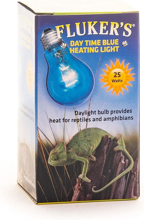Fluker's Incandescent Blue Daylight Bulb for Reptiles, 25 Watt