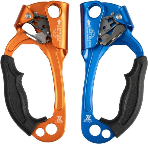 HALRSETBO Quick Up Double Hand Ascender, Blue/Orange