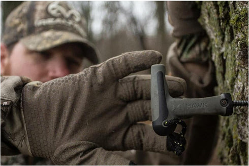 Hawk Jab Handle Easy-Grip Lightweight Hunting Tree Hook with Beefy T-Handle and Ultra-Sharp AugerTip Threads