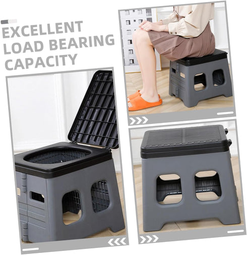 Yardwe Portable Folding Toilet for Outdoor Travel Lightweight Emergency Potty for Camping Hiking and Road Trips Compact