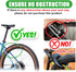 RBRL Adjustable Bike Fender Set - MTB Mud Guard for 24-29 inch Bicycles, Against Splashing Water