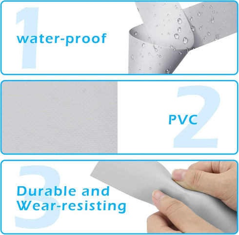 GEUNTECH Kayak Patches - PVC Inflatable Repair Patches for Inflatable Raft, Boat, Canoe, Kayak