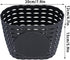 Kids Bike Basket Front, Plastic Scooter Basket for Toddler Bike Accessories, Black
