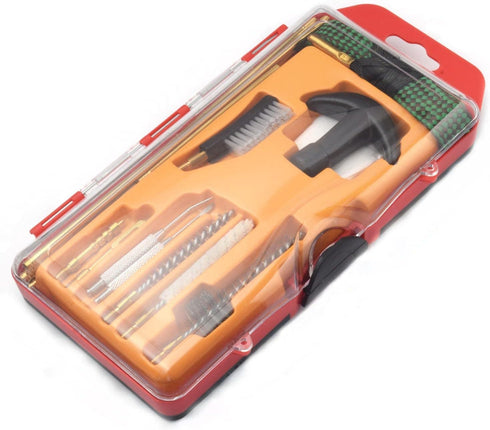 Gun Cleaning Kit for .223/5.56 Rifle, Includes Bore Chamber Brushes, Brass, Jags, Rods & Cleaning Pick