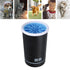 Automatic Dog Cleaner, Soft Electric Washer USB Rechargeable Cleaner Cup for Small to Medium Dogs Cats (Black White)